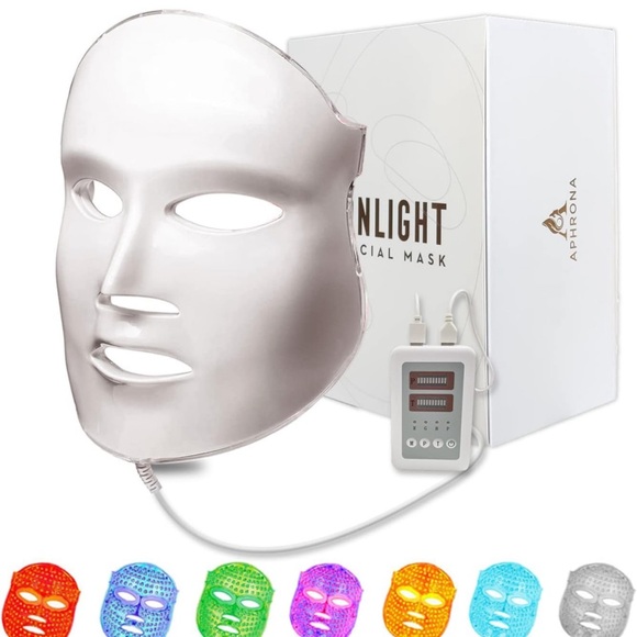 • Aphrona LED Facial Skin Care Mask • MOONLIGHT PRO • 7 Color Treatment - Picture 1 of 13